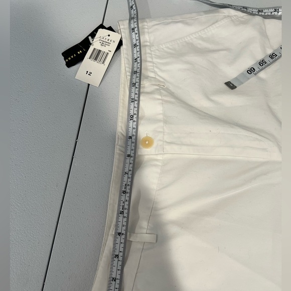 RALPH LAUREN Jeans Chino white  Capri Pants Size 12 NWT - Picture 4 of 8